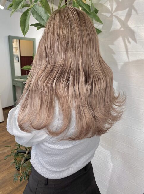 ミルクティー　ホワイトミルクティー　Re:ta Hair【リタヘア】　ブリーチ　中野坂上　飯田淳平