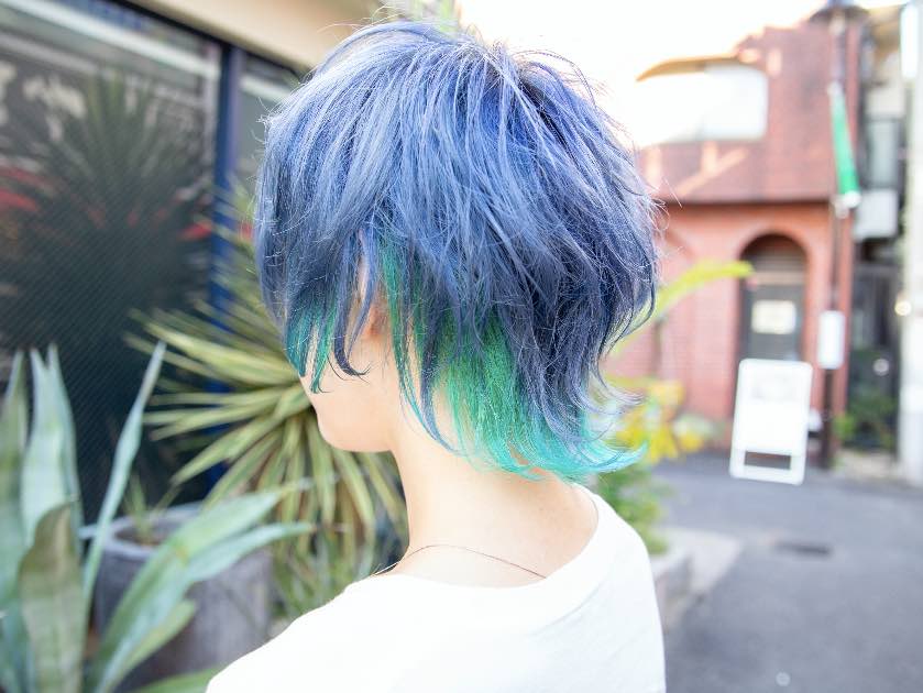 Re:ta hairのブルーカラー